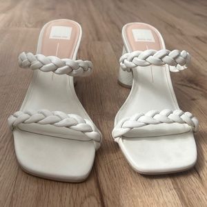 Dolce vita white heel sandal